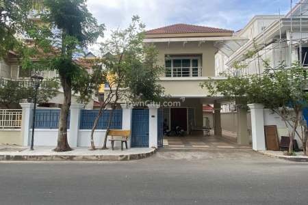 ready move-in villa for rent in borey sunway