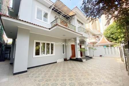 newly renovated villa for rent in bassac garden city, chamkamorn