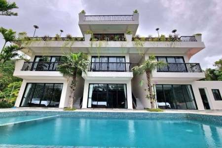 Pool villa for sale next to the mountain, kep province, cambodia