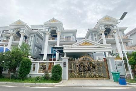 spacious single villa for rent in borey vimean phnom penh, near aeon mall sen sok