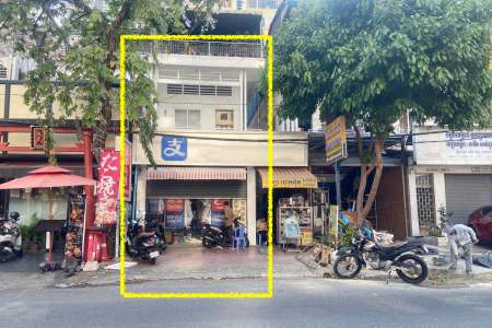 Commercial Shophouse for Rent in BKK 1